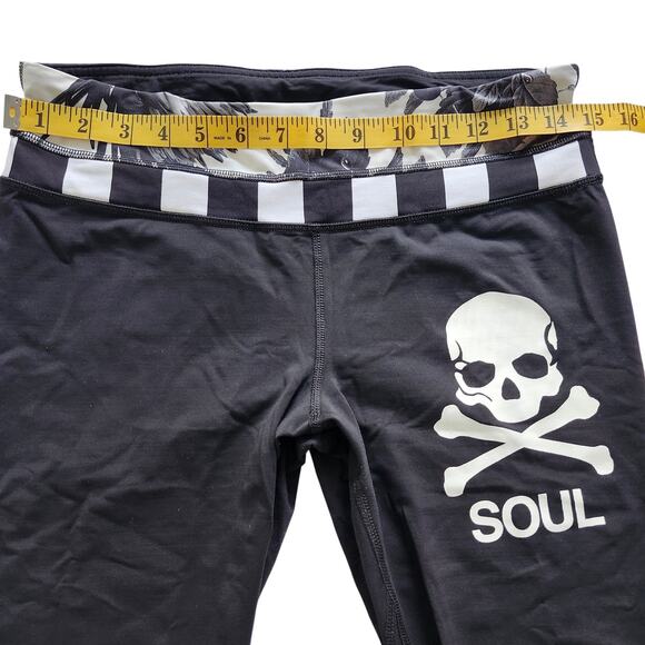 Lululemon X SoulCycle Cropped Leggings Size 8 - Picture 7 of 9